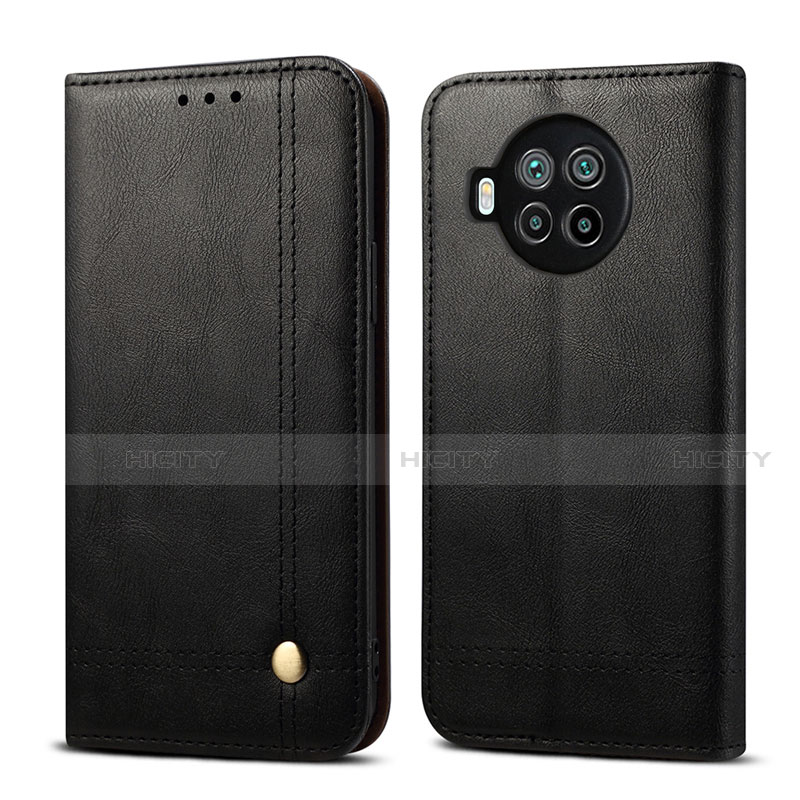 Coque Portefeuille Livre Cuir Etui Clapet T02 pour Xiaomi Mi 10i 5G Noir Plus