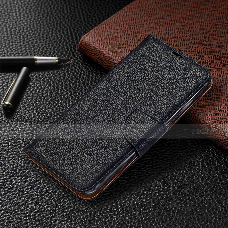 Coque Portefeuille Livre Cuir Etui Clapet T02 pour Xiaomi Redmi Note 9 Noir Plus