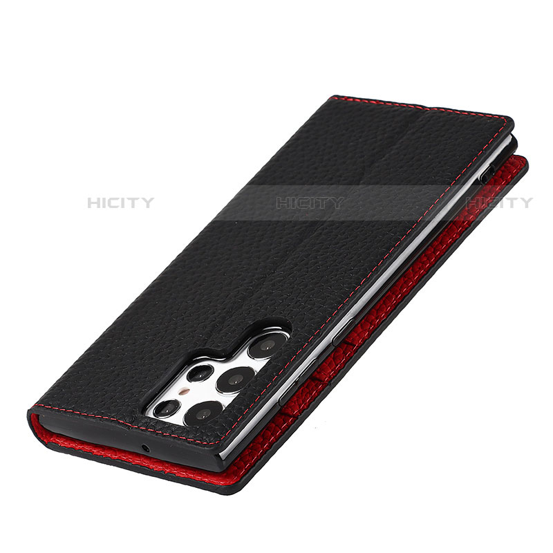 Coque Portefeuille Livre Cuir Etui Clapet T02D pour Samsung Galaxy S21 Ultra 5G Plus