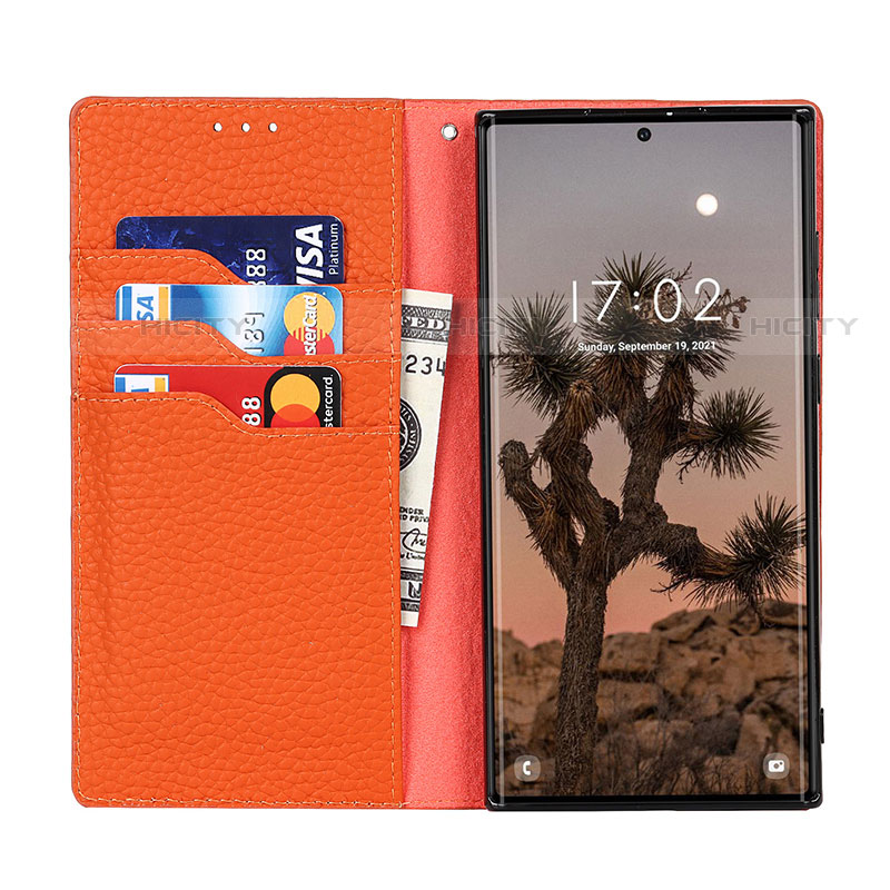 Coque Portefeuille Livre Cuir Etui Clapet T02D pour Samsung Galaxy S21 Ultra 5G Plus