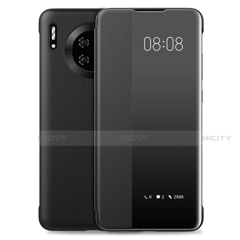 Coque Portefeuille Livre Cuir Etui Clapet T03 pour Huawei Mate 30E Pro 5G Noir Plus