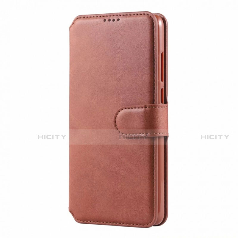 Coque Portefeuille Livre Cuir Etui Clapet T03 pour Huawei Nova 4e Orange Plus