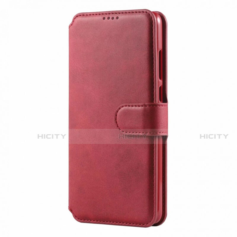 Coque Portefeuille Livre Cuir Etui Clapet T03 pour Huawei Nova 4e Rouge Plus