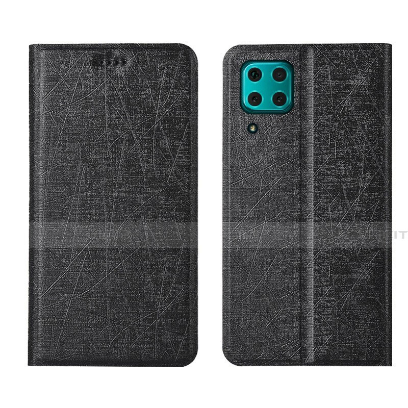 Coque Portefeuille Livre Cuir Etui Clapet T03 pour Huawei Nova 7i Noir Plus