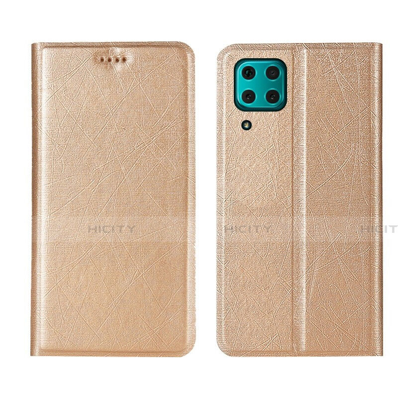 Coque Portefeuille Livre Cuir Etui Clapet T03 pour Huawei Nova 7i Or Plus