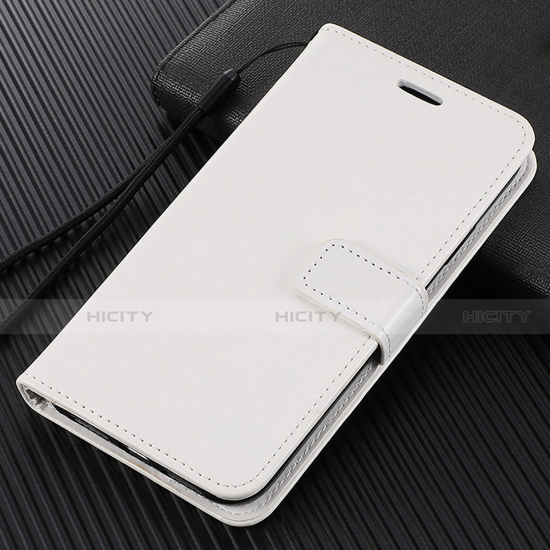 Coque Portefeuille Livre Cuir Etui Clapet T03 pour Huawei P40 Lite 5G Blanc Plus