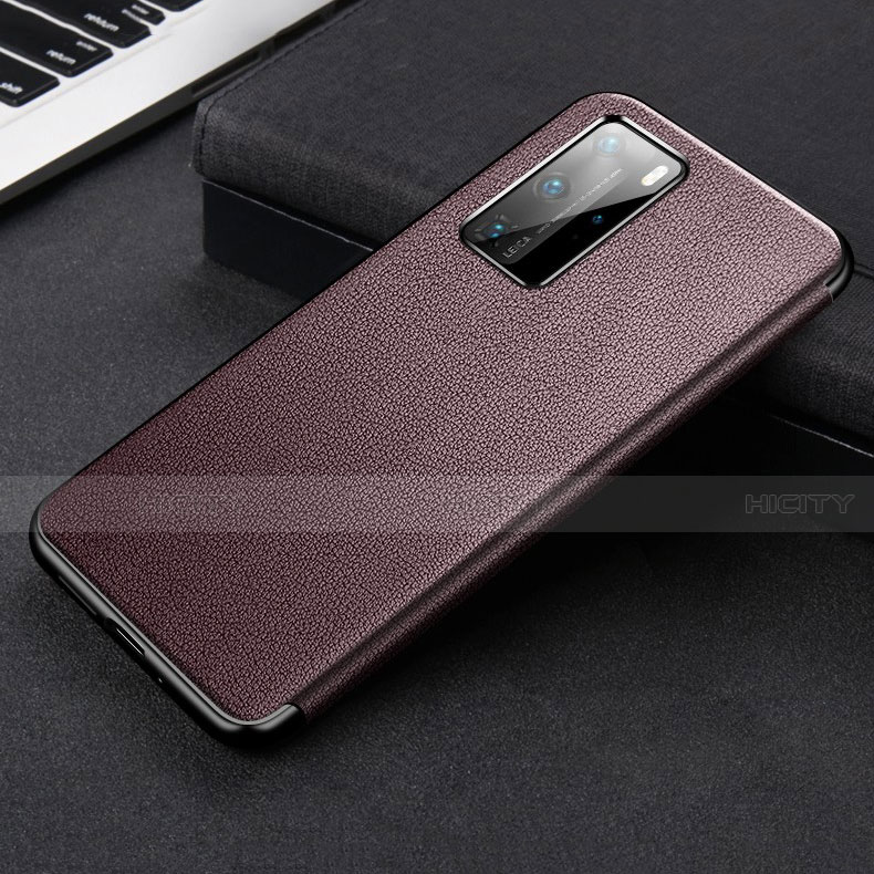 Coque Portefeuille Livre Cuir Etui Clapet T03 pour Huawei P40 Pro Plus