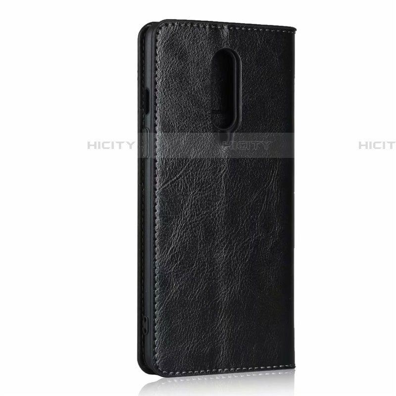 Coque Portefeuille Livre Cuir Etui Clapet T03 pour OnePlus 8 Noir Plus