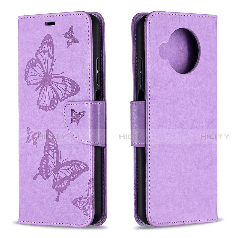 Coque Portefeuille Livre Cuir Etui Clapet T03 pour Xiaomi Mi 10i 5G Violet Clair Plus