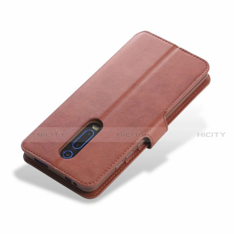 Coque Portefeuille Livre Cuir Etui Clapet T03 pour Xiaomi Mi 9T Marron Plus