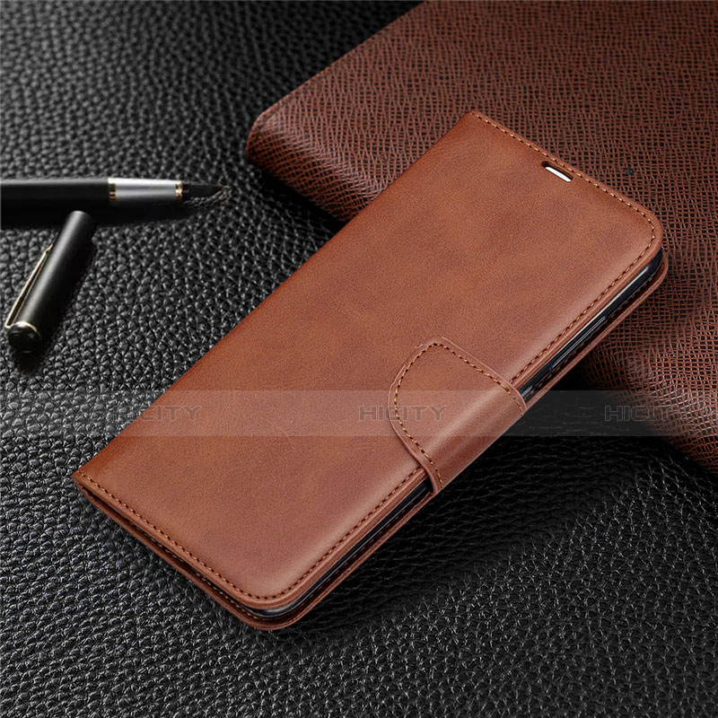 Coque Portefeuille Livre Cuir Etui Clapet T03 pour Xiaomi Redmi 10X 4G Marron Plus