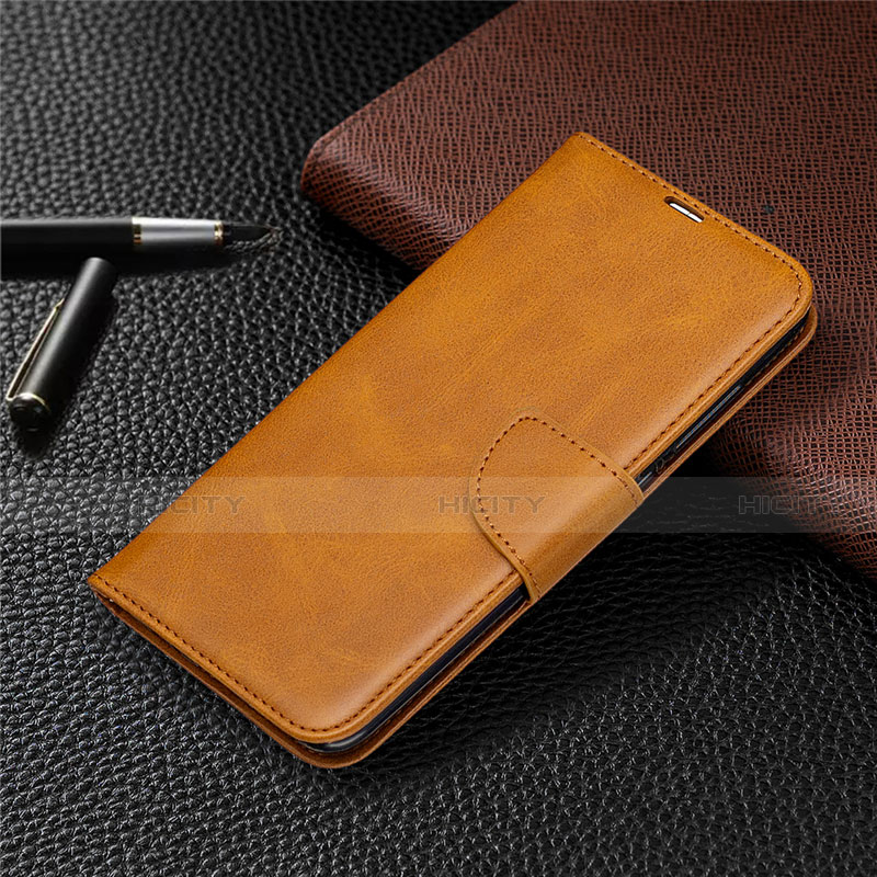 Coque Portefeuille Livre Cuir Etui Clapet T03 pour Xiaomi Redmi 10X 4G Orange Plus