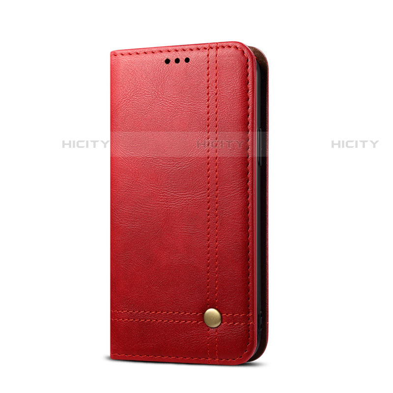 Coque Portefeuille Livre Cuir Etui Clapet T03 pour Xiaomi Redmi 9A Rouge Plus