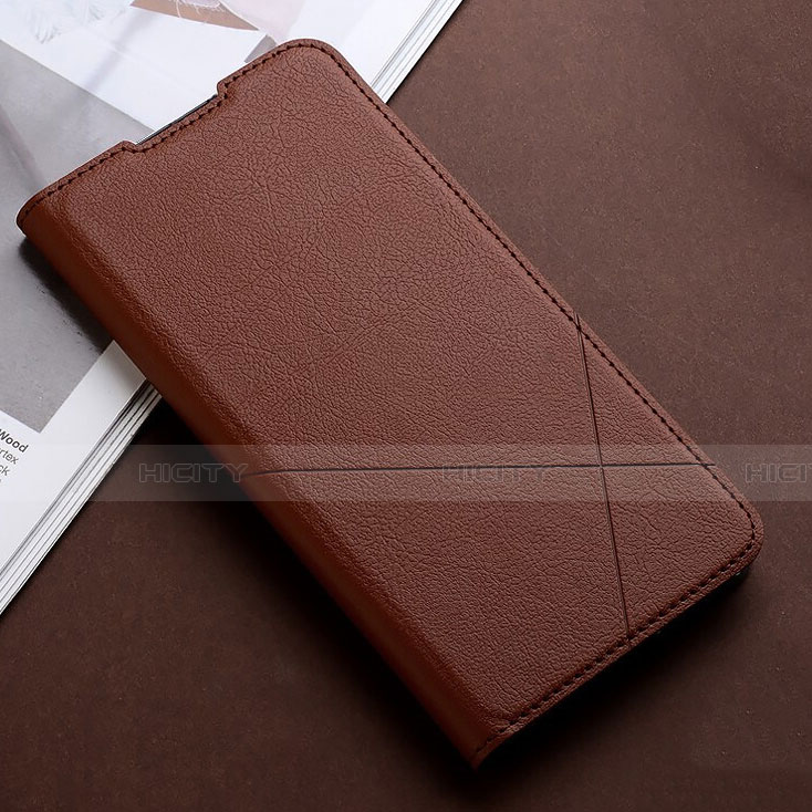 Coque Portefeuille Livre Cuir Etui Clapet T03 pour Xiaomi Redmi Note 8 Marron Plus