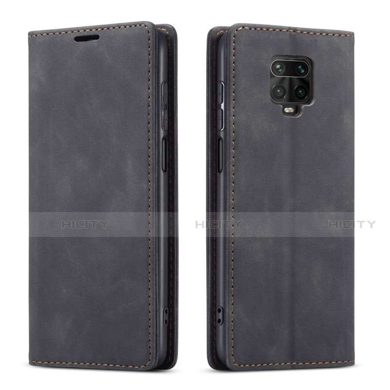 Coque Portefeuille Livre Cuir Etui Clapet T03 pour Xiaomi Redmi Note 9 Pro Max Noir Plus