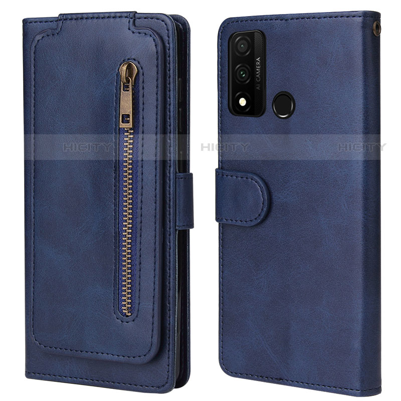 Coque Portefeuille Livre Cuir Etui Clapet T04 pour Huawei Nova Lite 3 Plus Bleu Plus
