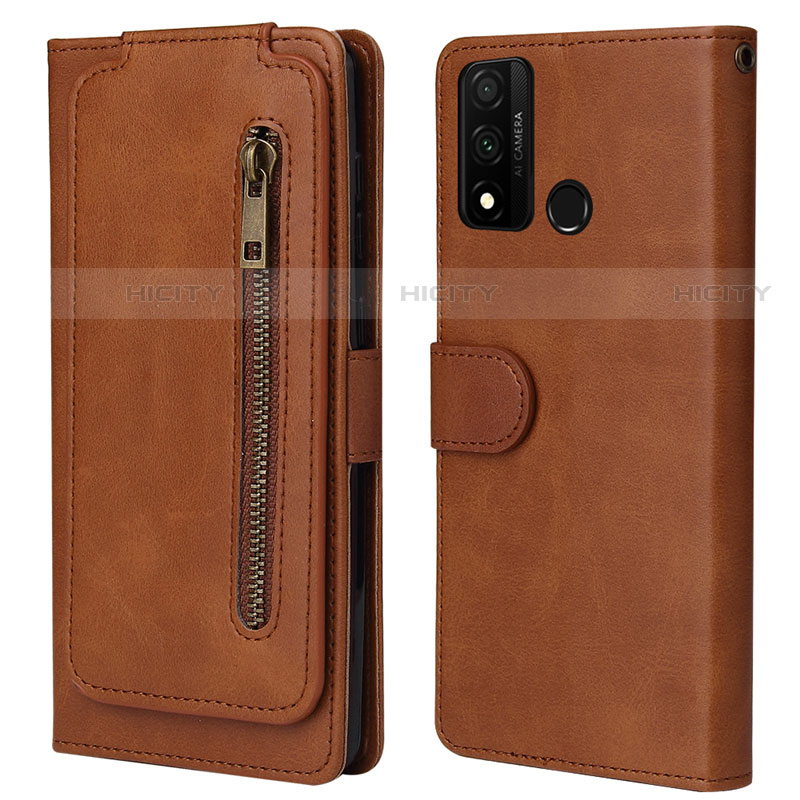 Coque Portefeuille Livre Cuir Etui Clapet T04 pour Huawei Nova Lite 3 Plus Marron Plus