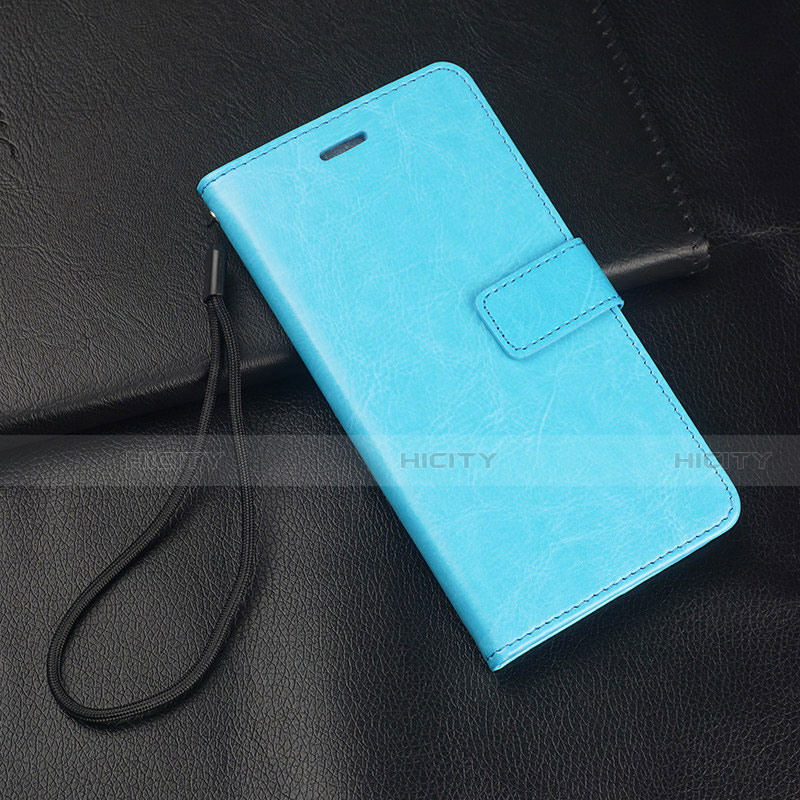 Coque Portefeuille Livre Cuir Etui Clapet T04 pour Huawei P30 Lite New Edition Bleu Ciel Plus