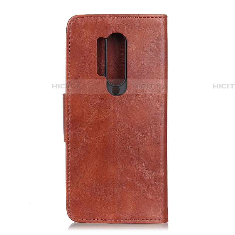 Coque Portefeuille Livre Cuir Etui Clapet T04 pour OnePlus 8 Pro Marron Plus