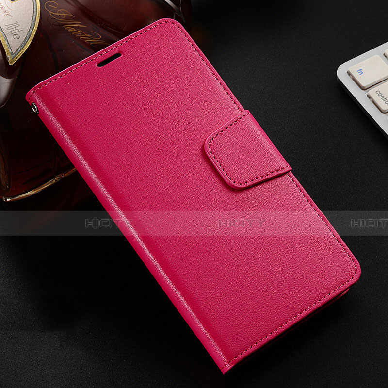 Coque Portefeuille Livre Cuir Etui Clapet T04 pour Oppo R17 Pro Rouge Plus