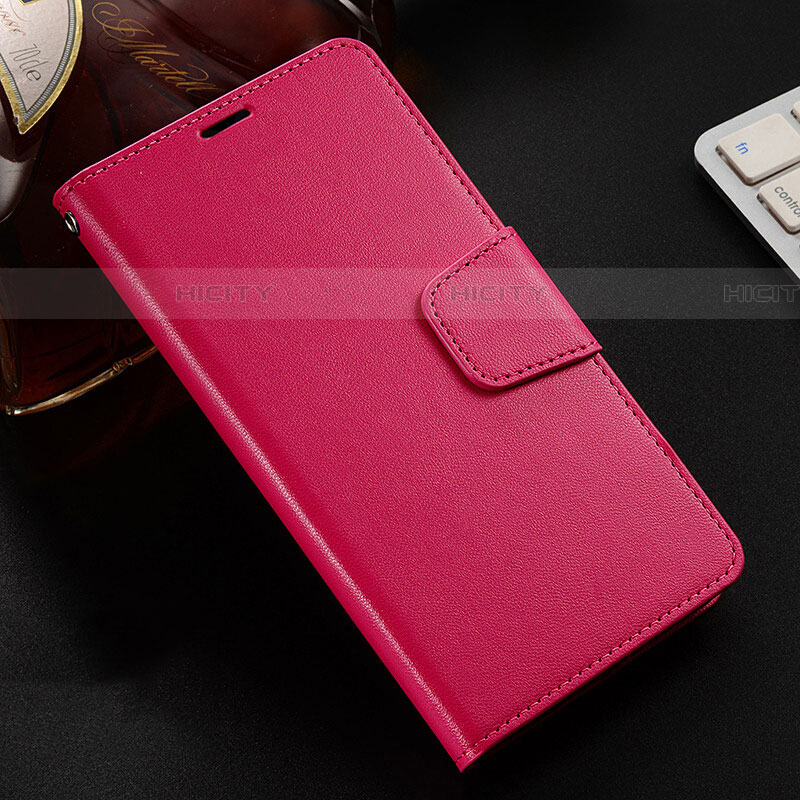 Coque Portefeuille Livre Cuir Etui Clapet T04 pour Oppo RX17 Pro Rouge Plus