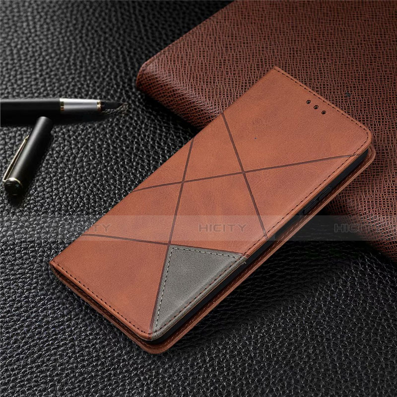 Coque Portefeuille Livre Cuir Etui Clapet T04 pour Xiaomi Mi 10T Lite 5G Marron Plus