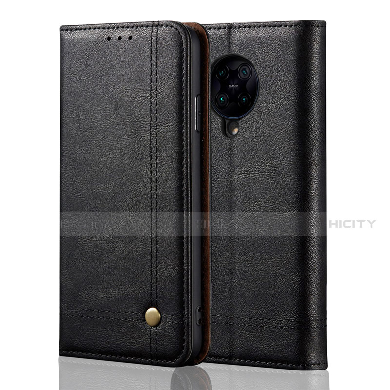 Coque Portefeuille Livre Cuir Etui Clapet T04 pour Xiaomi Redmi K30 Pro Zoom Noir Plus