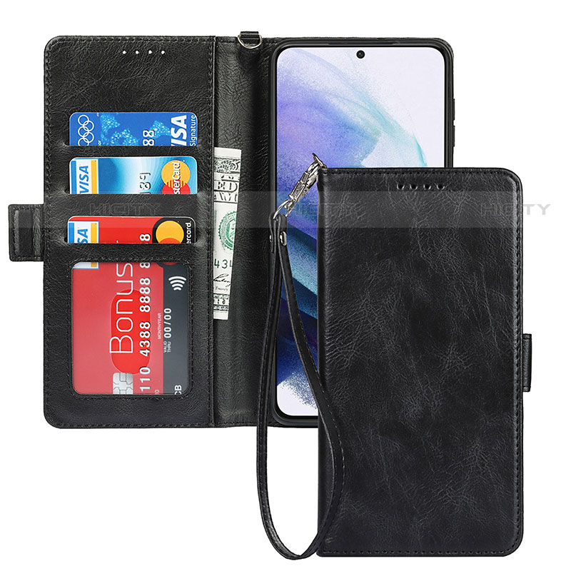 Coque Portefeuille Livre Cuir Etui Clapet T04D pour Samsung Galaxy S21 Plus 5G Plus