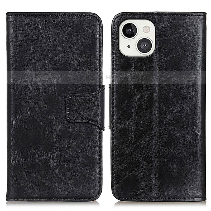 Coque Portefeuille Livre Cuir Etui Clapet T05 pour Apple iPhone 13 Mini Noir Plus