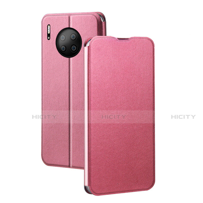 Coque Portefeuille Livre Cuir Etui Clapet T05 pour Huawei Mate 30 Pro Rose Plus