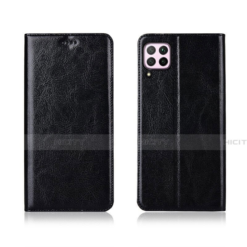 Coque Portefeuille Livre Cuir Etui Clapet T05 pour Huawei Nova 7i Noir Plus