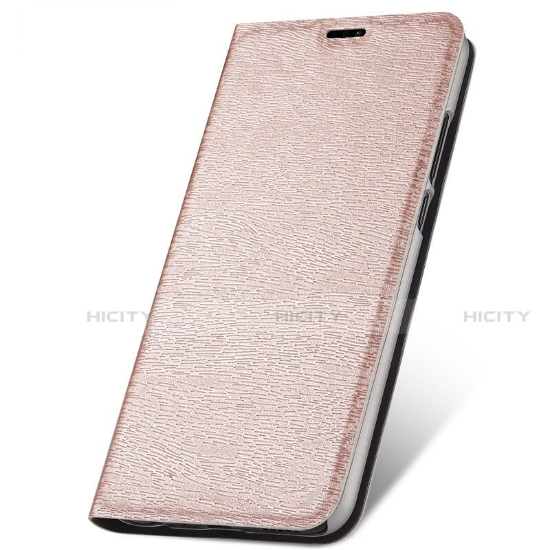 Coque Portefeuille Livre Cuir Etui Clapet T05 pour Huawei P30 Lite New Edition Or Rose Plus