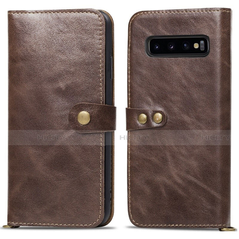 Coque Portefeuille Livre Cuir Etui Clapet T05 pour Samsung Galaxy S10 Plus Plus