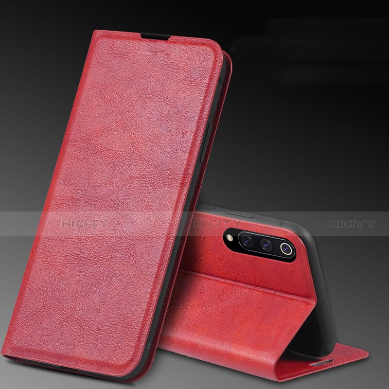 Coque Portefeuille Livre Cuir Etui Clapet T05 pour Xiaomi Mi A3 Rouge Plus