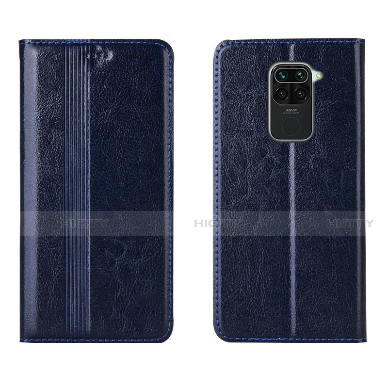 Coque Portefeuille Livre Cuir Etui Clapet T05 pour Xiaomi Redmi 10X 4G Bleu Plus