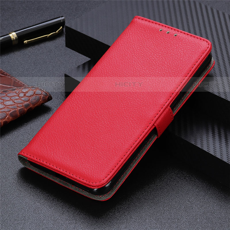 Coque Portefeuille Livre Cuir Etui Clapet T05 pour Xiaomi Redmi 9A Rouge Plus