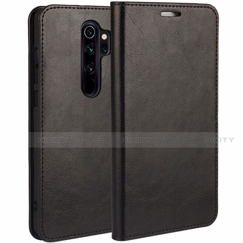 Coque Portefeuille Livre Cuir Etui Clapet T05 pour Xiaomi Redmi Note 8 Pro Noir Plus