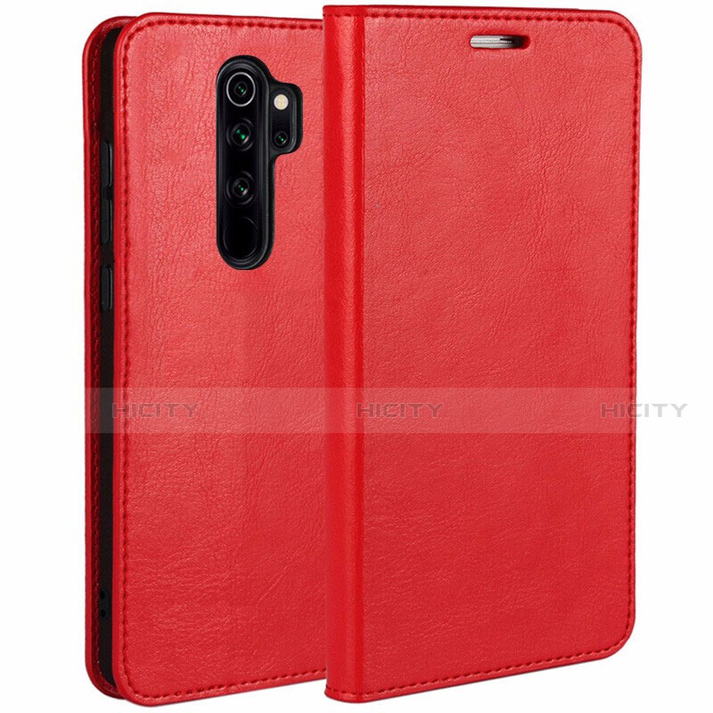 Coque Portefeuille Livre Cuir Etui Clapet T05 pour Xiaomi Redmi Note 8 Pro Rouge Plus