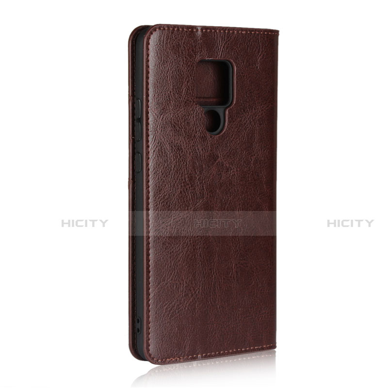 Coque Portefeuille Livre Cuir Etui Clapet T06 pour Huawei Mate 20 X 5G Marron Plus