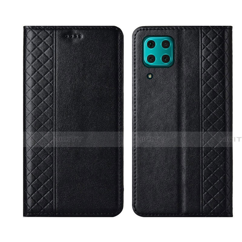 Coque Portefeuille Livre Cuir Etui Clapet T06 pour Huawei Nova 7i Noir Plus