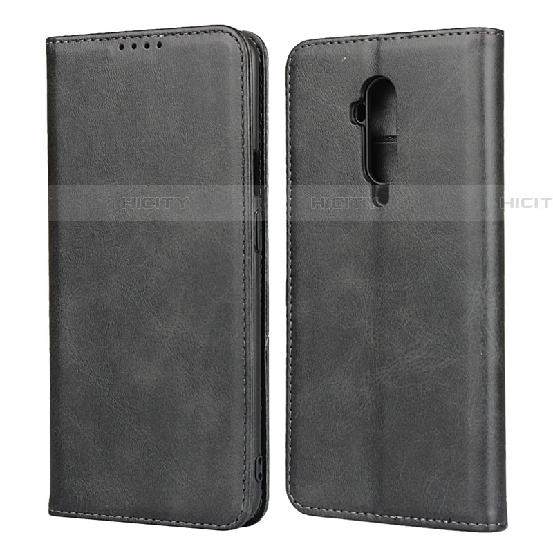 Coque Portefeuille Livre Cuir Etui Clapet T06 pour OnePlus 7T Pro Noir Plus