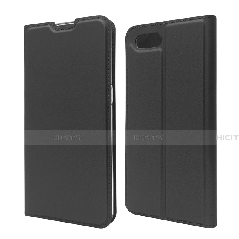 Coque Portefeuille Livre Cuir Etui Clapet T06 pour Oppo K1 Noir Plus