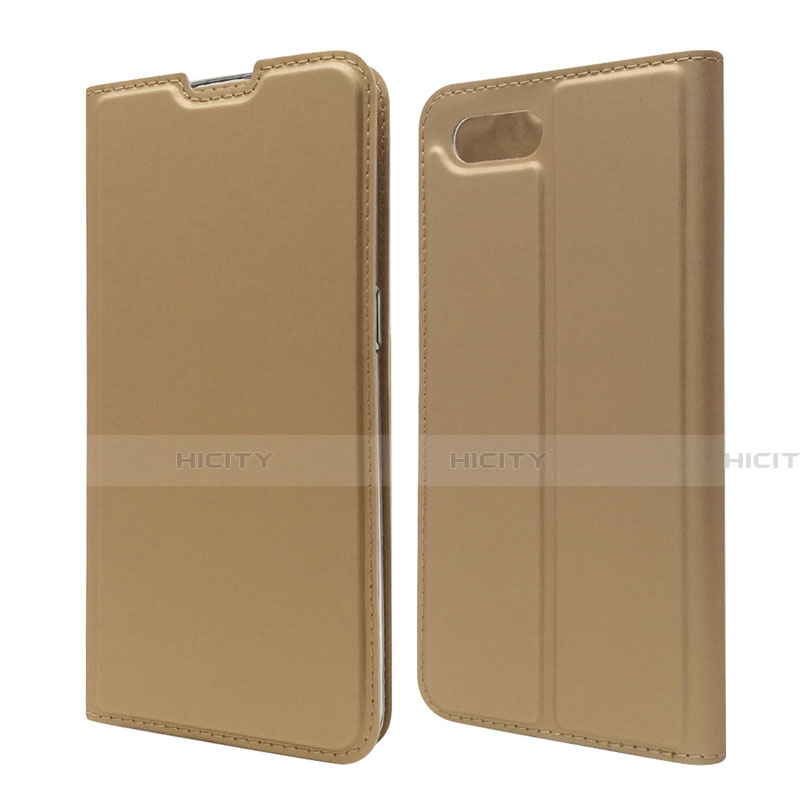 Coque Portefeuille Livre Cuir Etui Clapet T06 pour Oppo R15X Or Plus