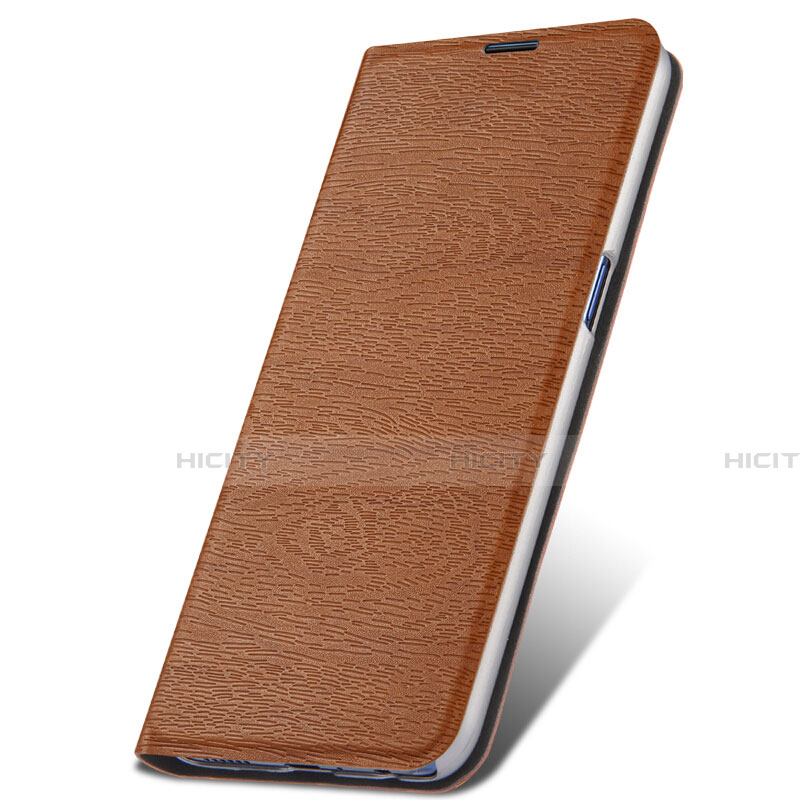 Coque Portefeuille Livre Cuir Etui Clapet T06 pour Oppo R17 Pro Marron Plus