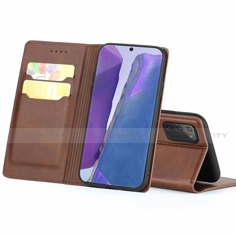 Coque Portefeuille Livre Cuir Etui Clapet T06 pour Samsung Galaxy Note 20 5G Plus