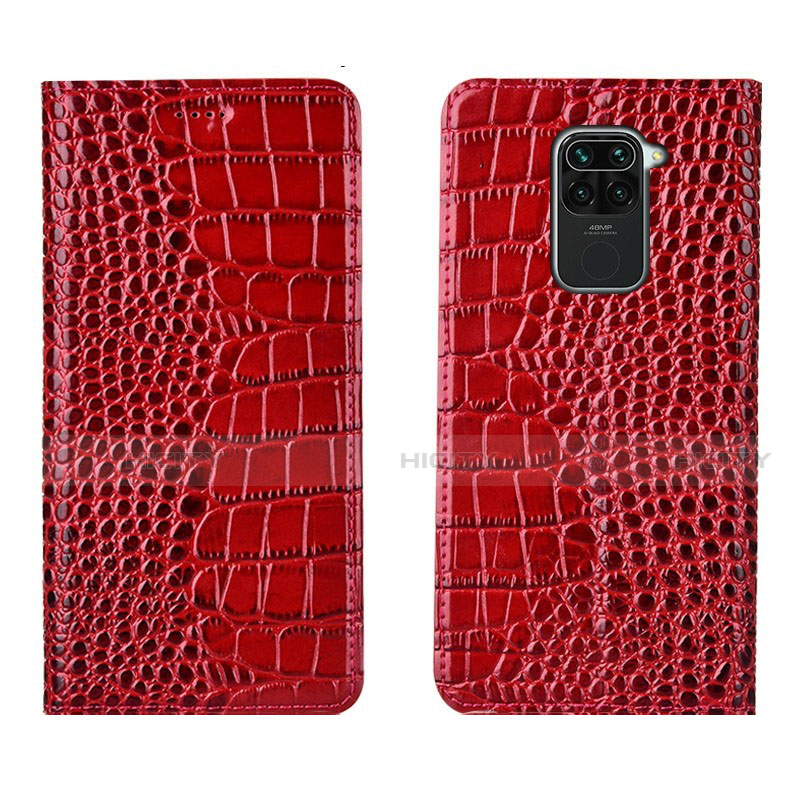 Coque Portefeuille Livre Cuir Etui Clapet T06 pour Xiaomi Redmi 10X 4G Rouge Plus