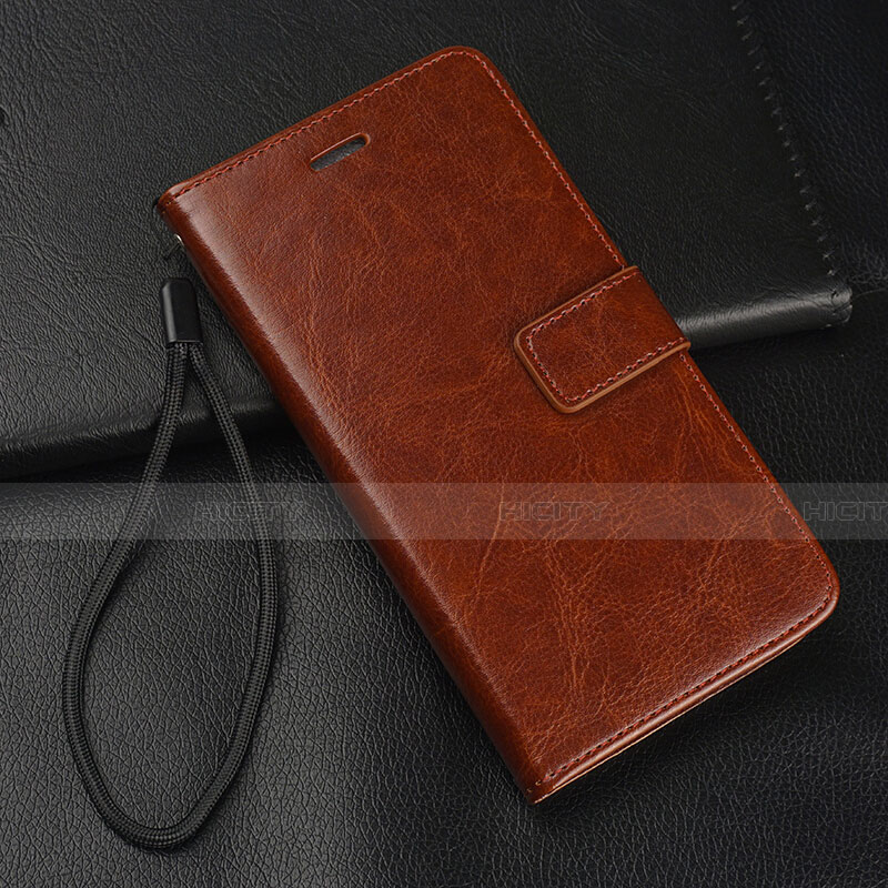 Coque Portefeuille Livre Cuir Etui Clapet T07 pour Apple iPhone 11 Pro Max Marron Plus