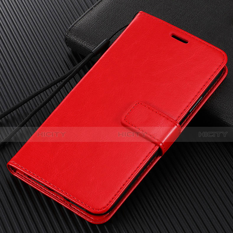 Coque Portefeuille Livre Cuir Etui Clapet T07 pour Huawei Honor V30 5G Rouge Plus