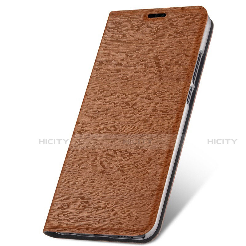 Coque Portefeuille Livre Cuir Etui Clapet T07 pour Huawei Nova 5i Marron Plus