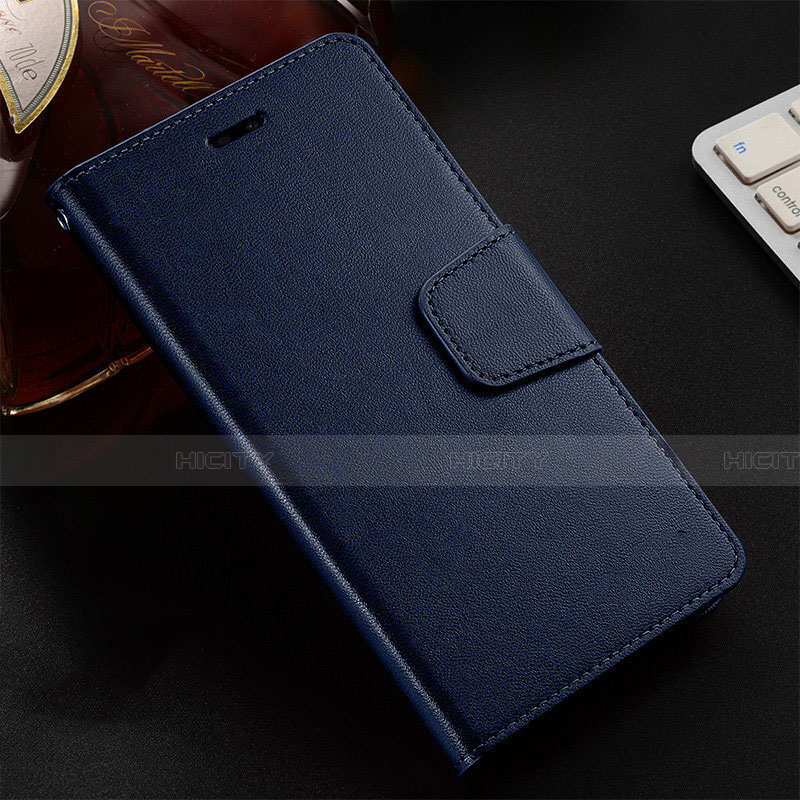 Coque Portefeuille Livre Cuir Etui Clapet T07 pour Oppo K1 Bleu Plus